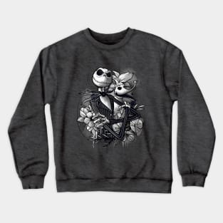 Nightmare in grayscale Crewneck Sweatshirt